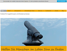 Tablet Screenshot of logotherapie.ch