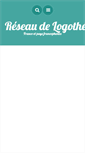 Mobile Screenshot of logotherapie.fr