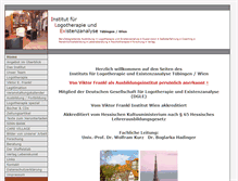 Tablet Screenshot of logotherapie.net